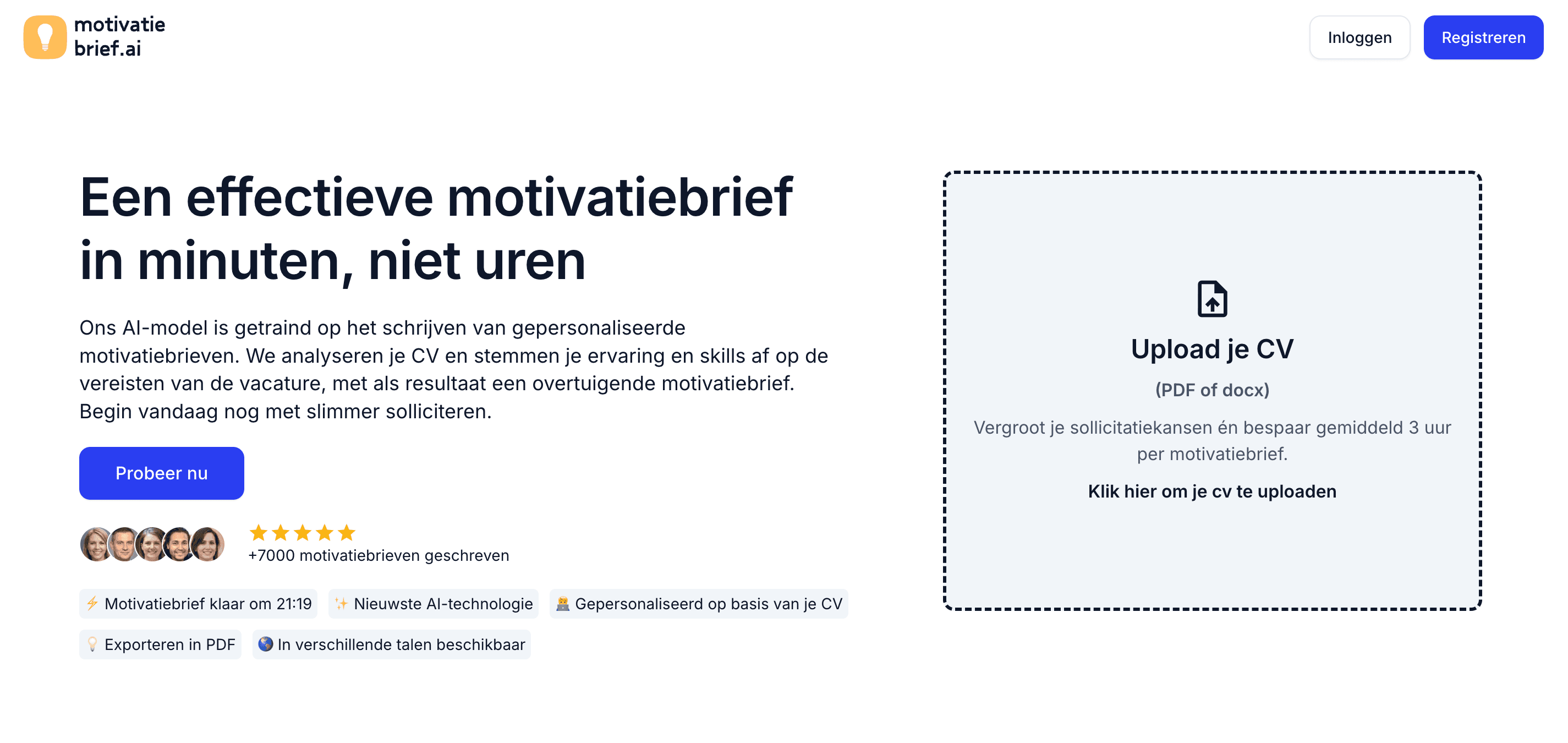 Motivatiebrief.ai